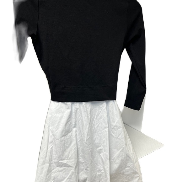 QEW Ladies Black & White hi/low Blouse Size xs - Picture 3 of 5